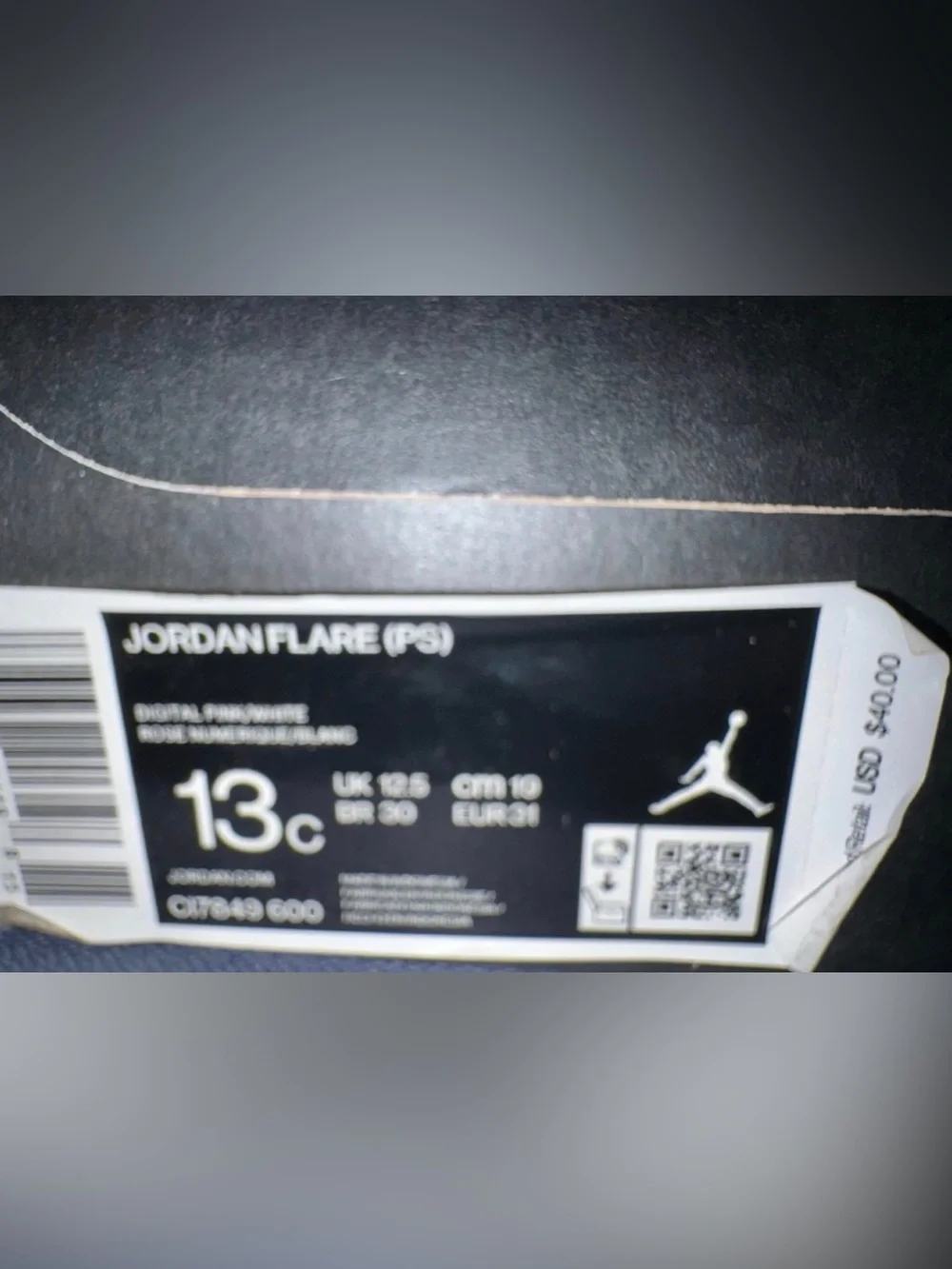 Brand New Girls Jordan Flare PS